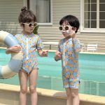 【90-140cm】水着 星柄 可愛い 兄妹お揃い - 画像 (3)