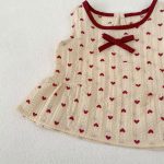 【73-130cm】セットアップ ベビー ノースリープ ハート おしゃれ - 画像 (10)
