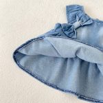 【66-100cm】セットアップ ベビー デニム レース トップス&ブルマ - 画像 (16)