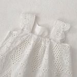 【66-100cm】セットアップ ベビー アイレットフラワー&ハート - 画像 (16)