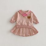 【73-110cm】クマ柄セーラー風セットアップ - 画像 (10)