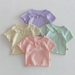 【80-120cm】Tシャツ パステルカラー 柔らか 女の子 トップス - 画像 (16)