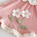 【73-120cm】ワンピース フリル襟 花柄 可愛い - 画像 (14)