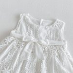 【73-110cm】ロンパース 蝶結び ホワイト シンプル 女の子 - 画像 (11)