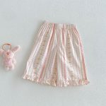 【73-120cm】セットアップ 女の子 花柄トップス&ストレートパンツ フリル付き 子供服 - 画像 (7)