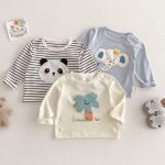 【73-120cm】Tシャツ 男の子ワッペン付き 可愛い トップス - 画像 (2)