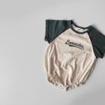 【66-90cm】ロンパース ベビー 半袖 英字プリント - 画像 (13)