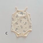 【66-90cm】キャミロンパース ベビー プリント 着心地良い - 画像 (10)