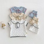 【66-110cm】セットアップ 柔らか 無地 肌に優しい ベビー服 - 画像 (4)
