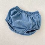 【66-100cm】セットアップ ベビー デニム レース トップス&ブルマ - 画像 (17)