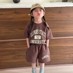【90-160cm】セットアップ 兄妹お揃い ルーズ カジュアル 二点セット - 画像 (6)