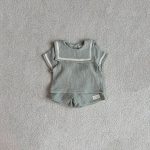 【73-100cm】セットアップ ベビー セーラー風 ナチュラル - 画像 (5)