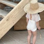 【90-140cm】水着 レースデザイン おしゃれ 女の子 スイムウェア