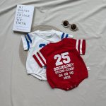 【66-90cm】ロンパース メリカンスポーツ カジュアル ベビー服 - 画像 (4)