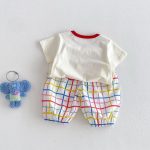 【73-110cm】セットアップ ツリー柄 シャツ&カラフルパンツ - 画像 (9)