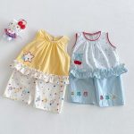 【73-120cm】セットアップ チェリー/スター柄 可愛い 女の子 - 画像 (12)