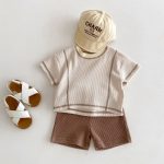 【66-100cm】セットアップワッフルカジュアル