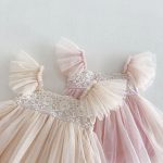【66-90cm】ロンパース フリル メッシュ 可愛い 女の子 - 画像 (12)