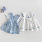 【73-120cm】フリルTシャツor刺繍サロペットorサロペットスカート 可愛い 子供服 - 画像 (3)