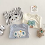 【73-120cm】Tシャツ 男の子ワッペン付き 可愛い トップス - 画像 (7)