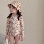 【80-130cm】水着 長袖 UVカット 速乾 海 リゾート - 画像 (3)