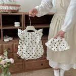 【66-90cm】ロンパース＆帽子 可愛い ハート ベビー服 - 画像 (5)