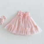 【73-120cm】ワンピース パステルカラー 蝶結び 女の子 おしゃれ - 画像 (6)