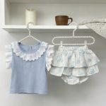 【66-100cm】セットアップ ブルーシャツ&ブルマレース - 画像 (5)