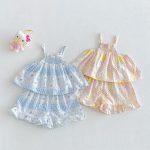 【73-120cm】キャミセットアップ ベビー 女の子 花柄