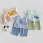 【73-110cm】Tシャツ 可愛い ボーダー トップス - 画像 (11)
