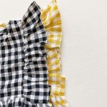 【73-100cm】ロンパース チェック柄 ノースリーブ 可愛い ベビー服 - 画像 (12)