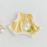 【73-120cm】トップス or サロペット ベビー 女の子 フラワー柄 - 画像 (6)