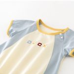 【66-90cm】ロンパース ベビー 半袖 可愛い ダックデザイン - 画像 (7)