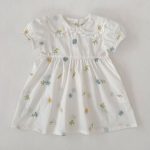 【66-130cm】ロンパースorワンピース フラワー柄 姉妹服 - 画像 (15)
