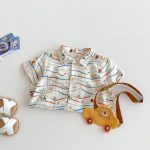 【66-90cm】ロンパース 車柄 カートゥーン 可愛い ベビー服 - 画像 (8)