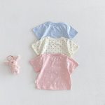 【80-150cm】Tシャツ 可愛い ドット 女の子 トップス - 画像 (15)