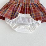 【66-90cm】ロンパース レッド チェック 可愛い ベビー服 - 画像 (14)
