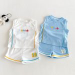 【73-120cm】セットアップ カジュアル ノースリーブ 肌に優しい - 画像 (10)