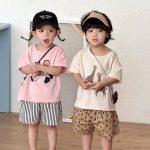 【80-150cm】セットアップ アニマル プリント 着心地良い おしゃれ - 画像 (5)