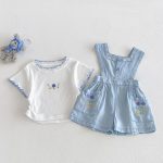 【73-120cm】フリルTシャツor刺繍サロペットorサロペットスカート 可愛い 子供服 - 画像 (10)