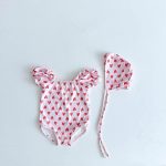 【66-90cm】水着 ハート おしゃれ スイムウェア - 画像 (6)