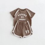 【73-110cm】セットアップ ワッフル カジュアル - 画像 (6)