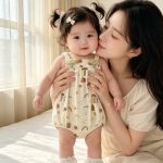 【66-90cm】ロンパース 可愛い キノコ ベビー服 - 画像 (8)