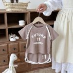 【73-110cm】セットアップ ワッフル カジュアル - 画像 (15)