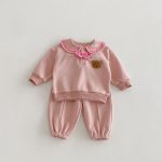 【73-110cm】クマ柄セーラー風セットアップ - 画像 (9)