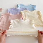 【73-120cm】セットアップ パステルカラー リブ 女の子 - 画像 (15)