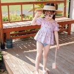 【90-130cm】水着 パターンプリント スイムウェア - 画像 (7)
