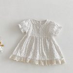 【73-100cm】ワンピースセット 蝶結び 可愛い 女の子 - 画像 (4)