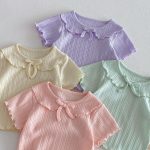 【80-120cm】Tシャツ パステルカラー 柔らか 女の子 トップス - 画像 (12)
