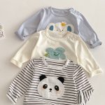 【73-120cm】Tシャツ 男の子ワッペン付き 可愛い トップス - 画像 (13)